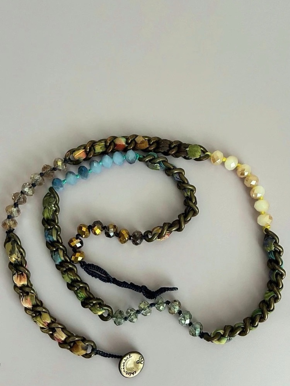 Chloe + Isabel Bead + Chain Multi-Wrap Bracelet Multicolor & Green